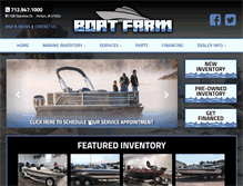 Tablet Screenshot of boatfarm.com